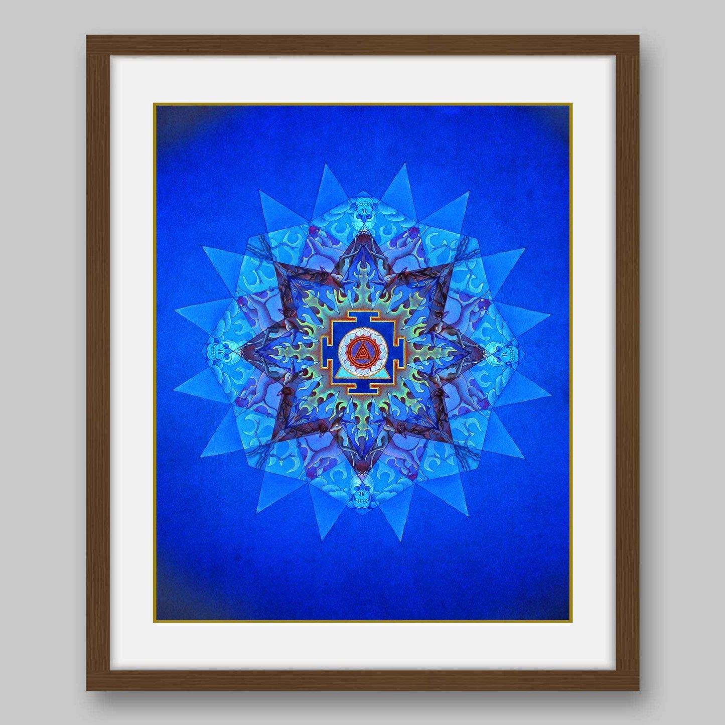 Kali Yantra - High Quality Print of Artwork by Pieter Weltevrede - Home Decor