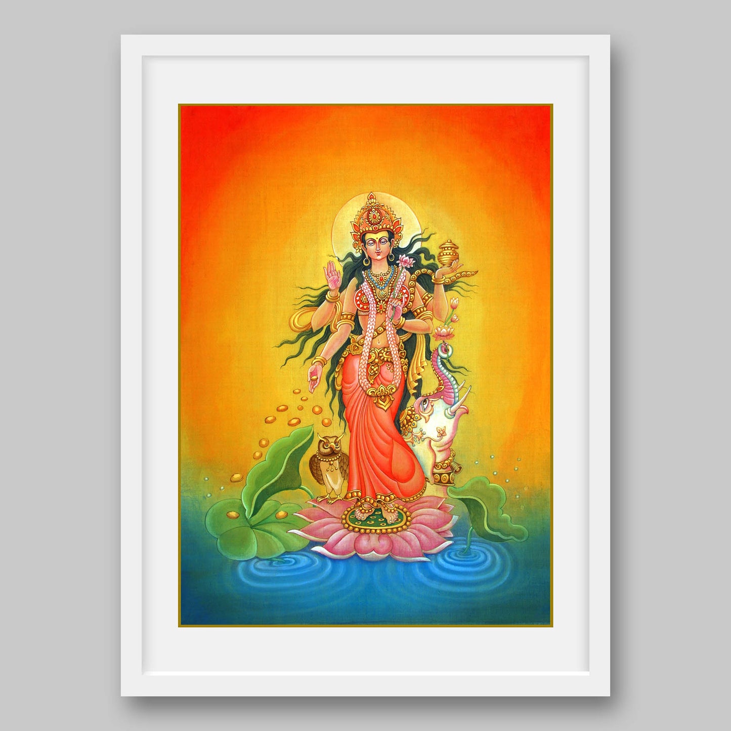 Lakshmi - High Quality Print of Artwork by Pieter Weltevrede