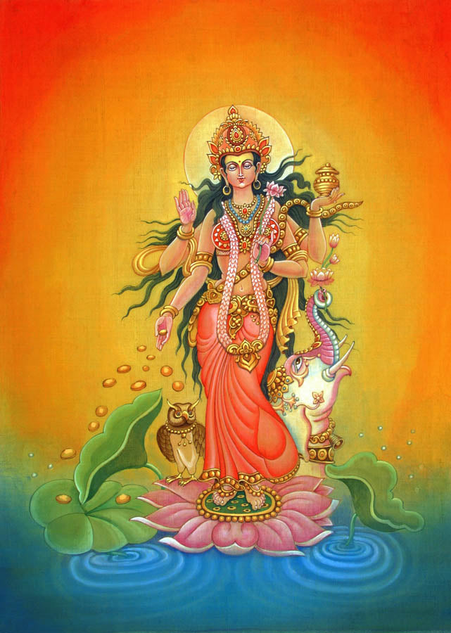 Lakshmi - High Quality Print of Artwork by Pieter Weltevrede