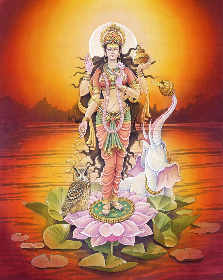 Lakshmi - High Quality Print of Artwork by Pieter Weltevrede - Sagar World