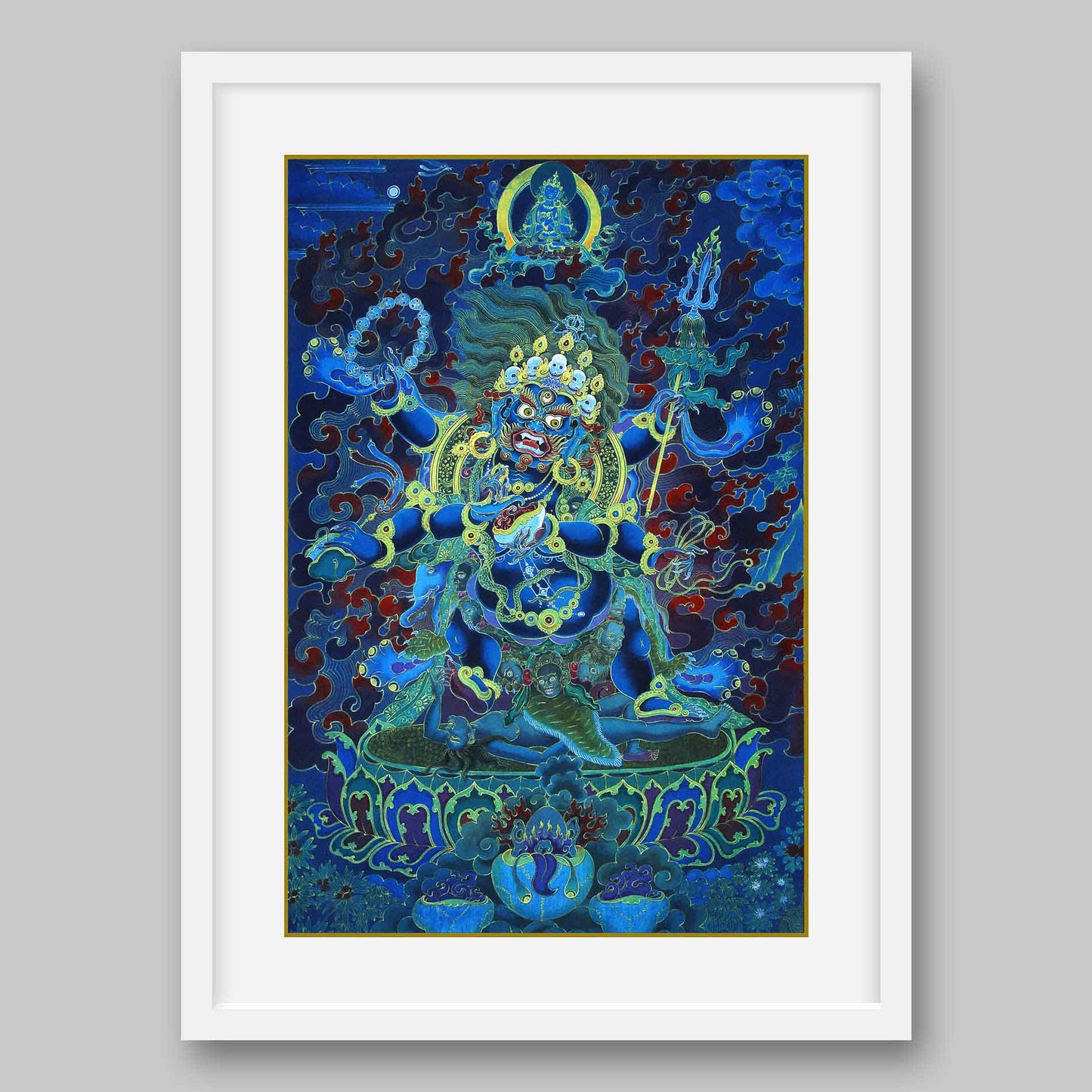 Mahakala – the Protector of Dharma- High Quality Print of Artwork by Pieter Weltevrede