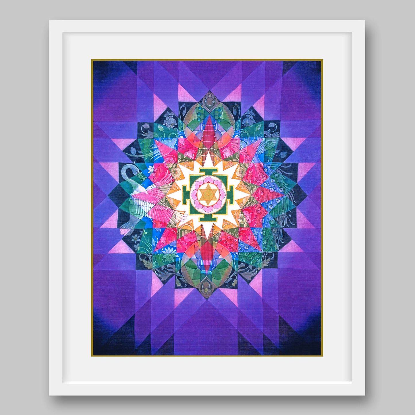 Matangi Yantra - High Quality Print of Artwork by Pieter Weltevrede - Home Decor - Sagar World