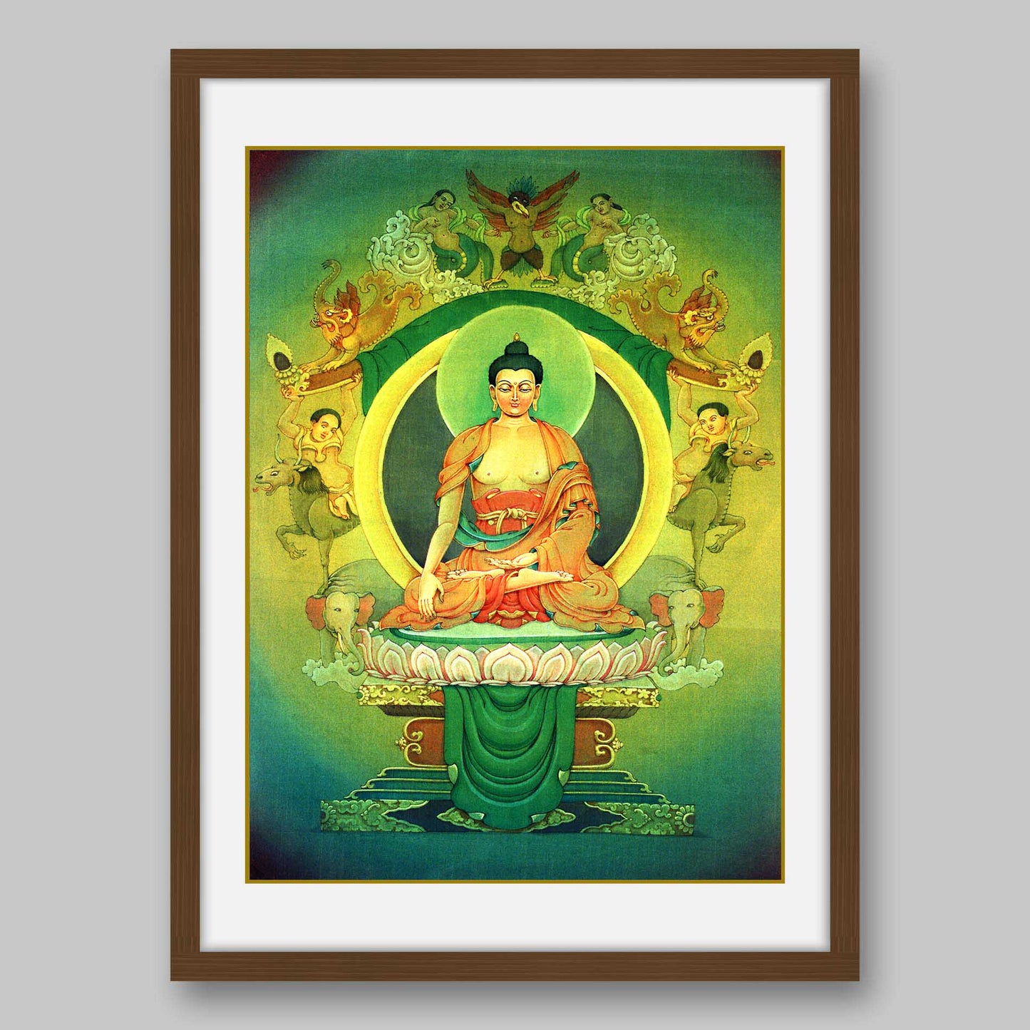 Bhaisajyaguru – The Medicine Buddha- High Quality Print of Artwork by Pieter Weltevrede