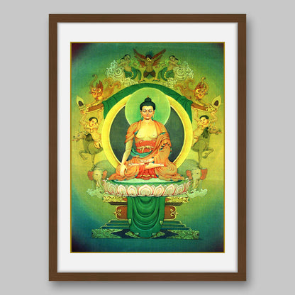 Bhaisajyaguru – The Medicine Buddha- High Quality Print of Artwork by Pieter Weltevrede