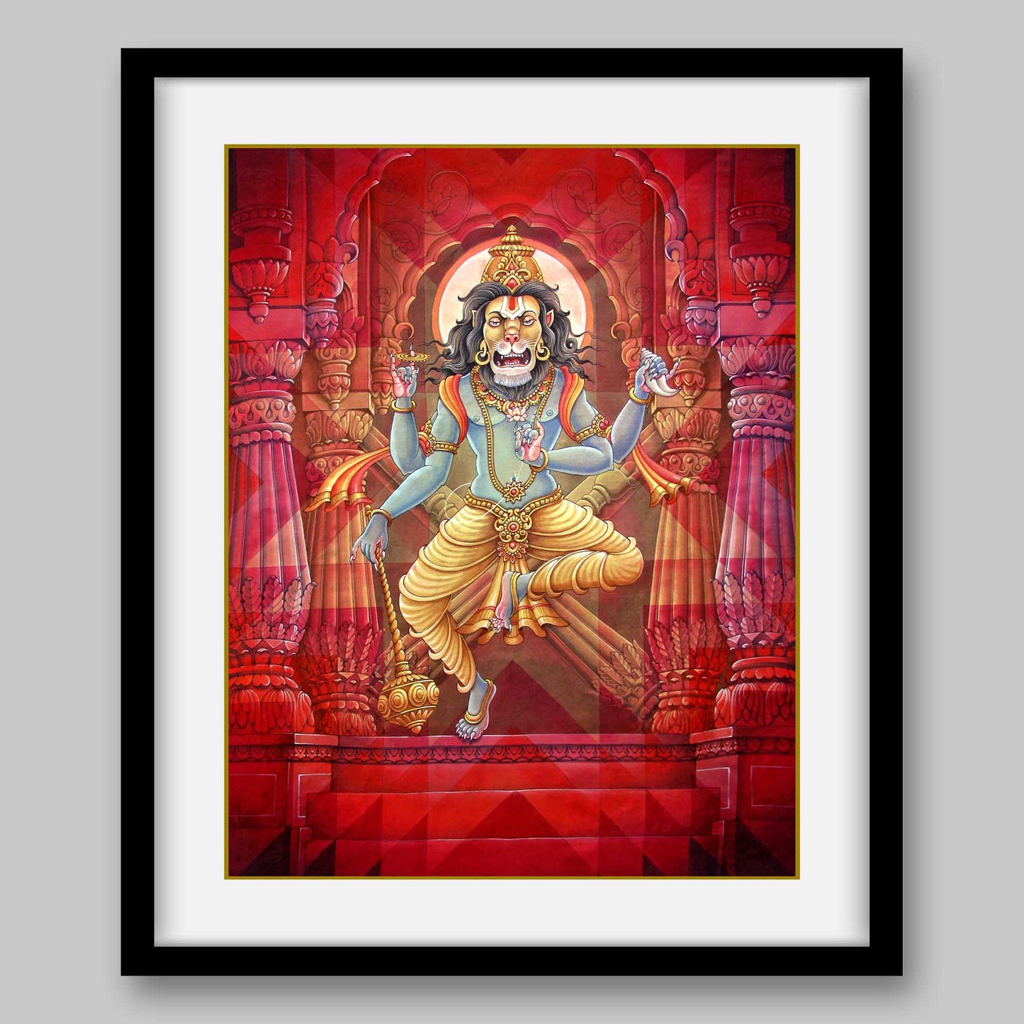 Narsimha – High Quality Print of Artwork by Pieter Weltevrede - Sagar World