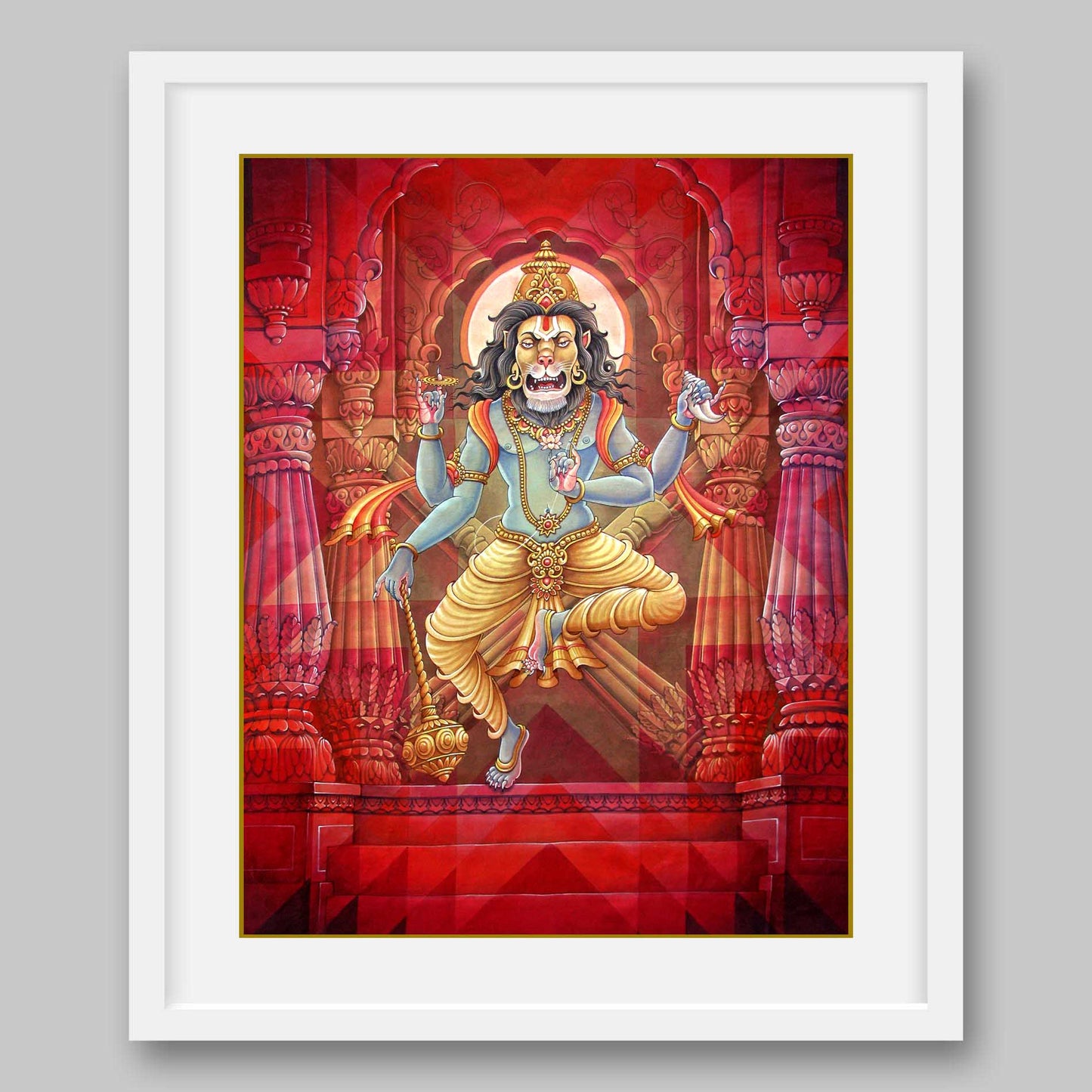 Narsimha – High Quality Print of Artwork by Pieter Weltevrede - Sagar World