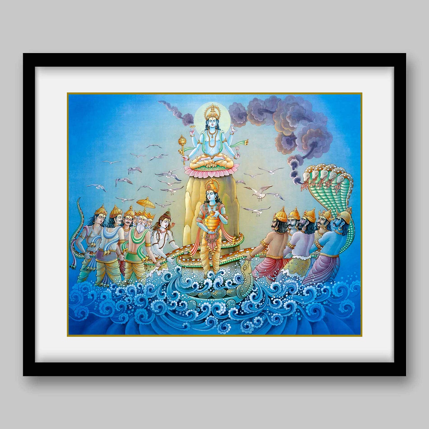 Samundra Manthan - High Quality Print of Artwork by Pieter Weltevrede