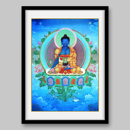 Shakyamuni Buddha - Gautam Buddha – High Quality Print of Artwork by Pieter Weltevrede