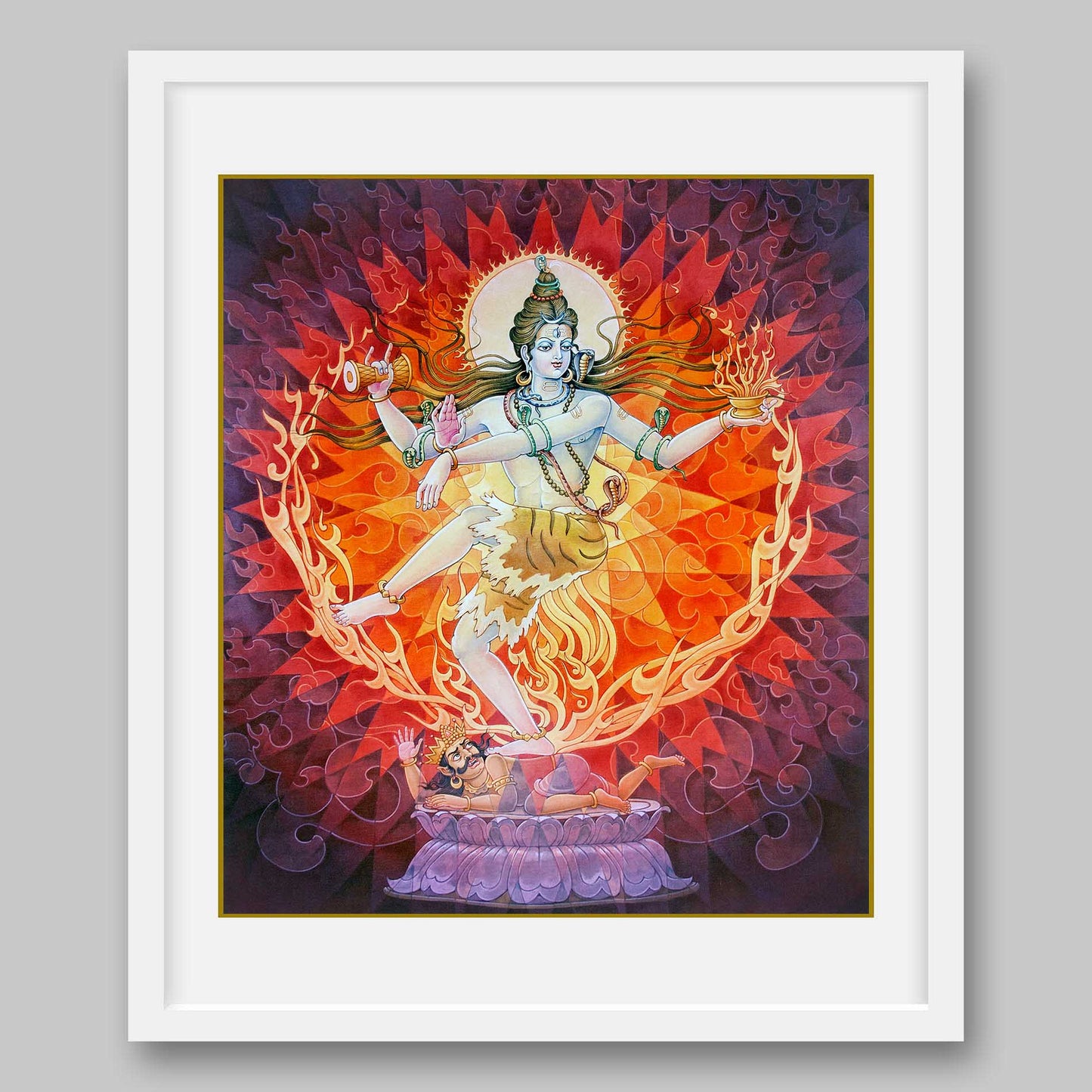 Shiva Nataraja – High Quality Print of Artwork by Pieter Weltevrede - Sagar World