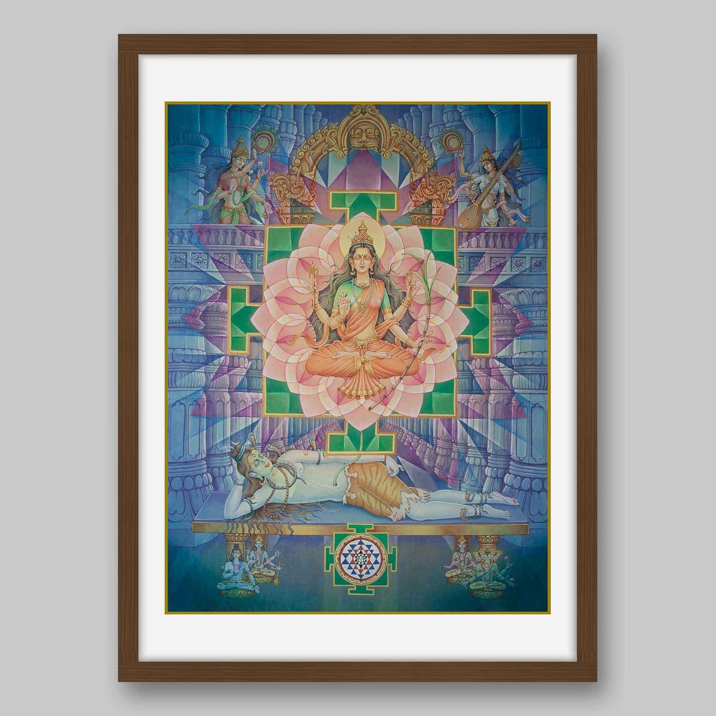 Tripura Sundari – High Quality Print of Artwork by Pieter Weltevrede