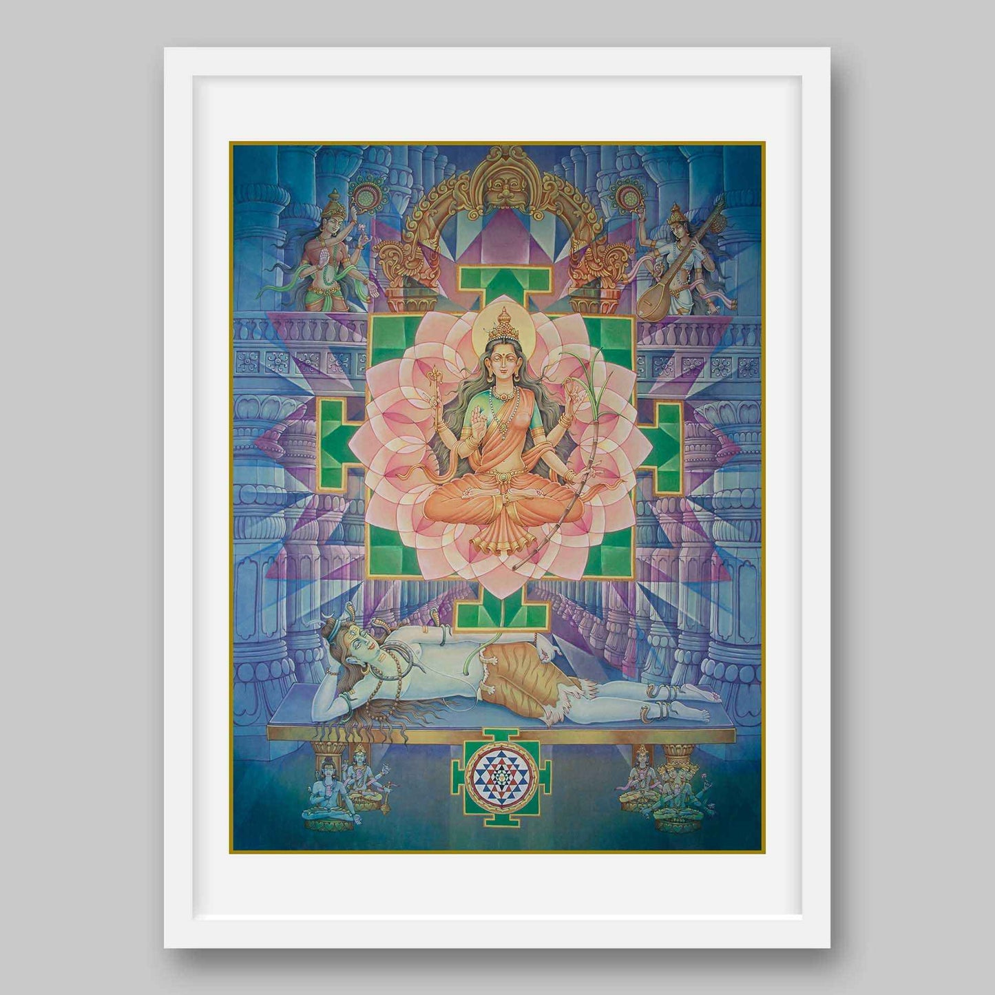 Tripura Sundari – High Quality Print of Artwork by Pieter Weltevrede