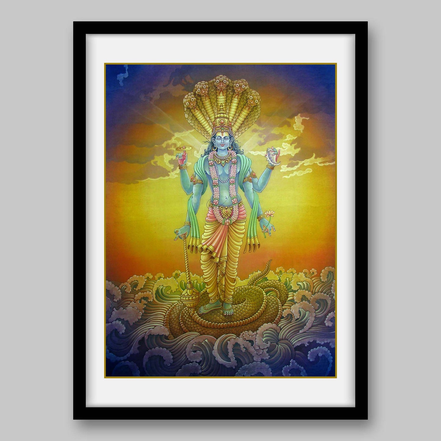 Vishnu - High Quality Print of Artwork by Pieter Weltevrede - Sagar World