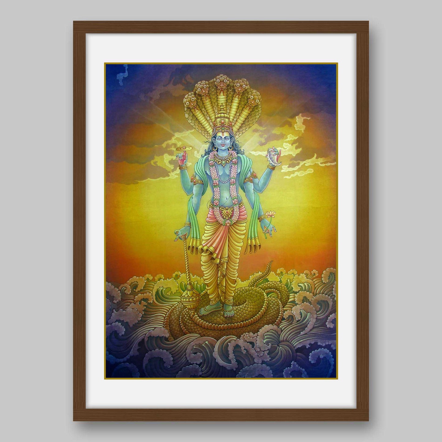Vishnu - High Quality Print of Artwork by Pieter Weltevrede - Sagar World