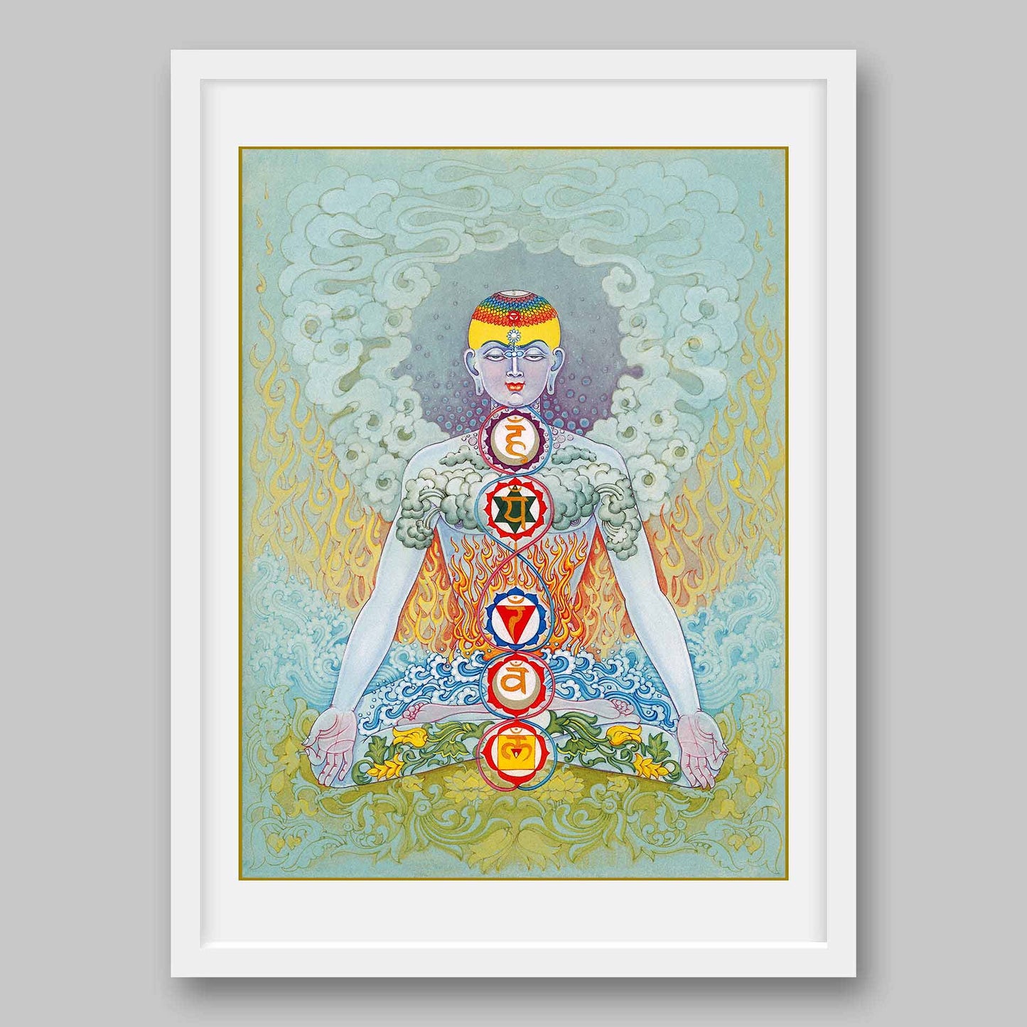 Seven Chakras – High Quality Print of Artwork by Pieter Weltevrede - Home Decor - Sagar World