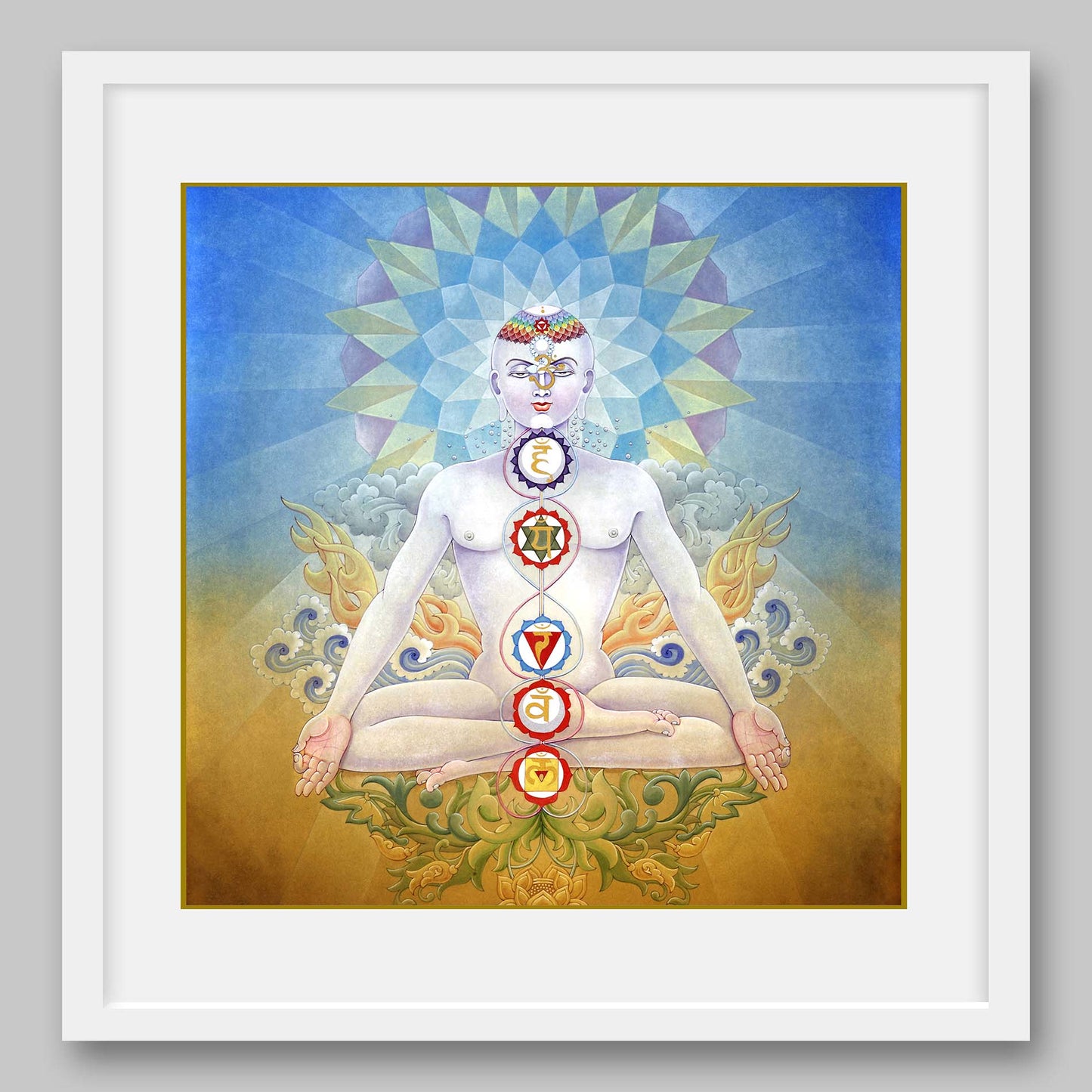 Seven Chakras – High Quality Print of Artwork by Pieter Weltevrede - Home Decorme Decor - Sagar World