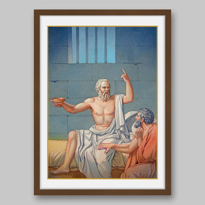 Greek Philosopher Socrates - High Quality Print of Artwork by Pieter Weltevrede