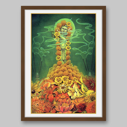 Idol of Krishna – High Quality Print of Artwork by Pieter Weltevrede