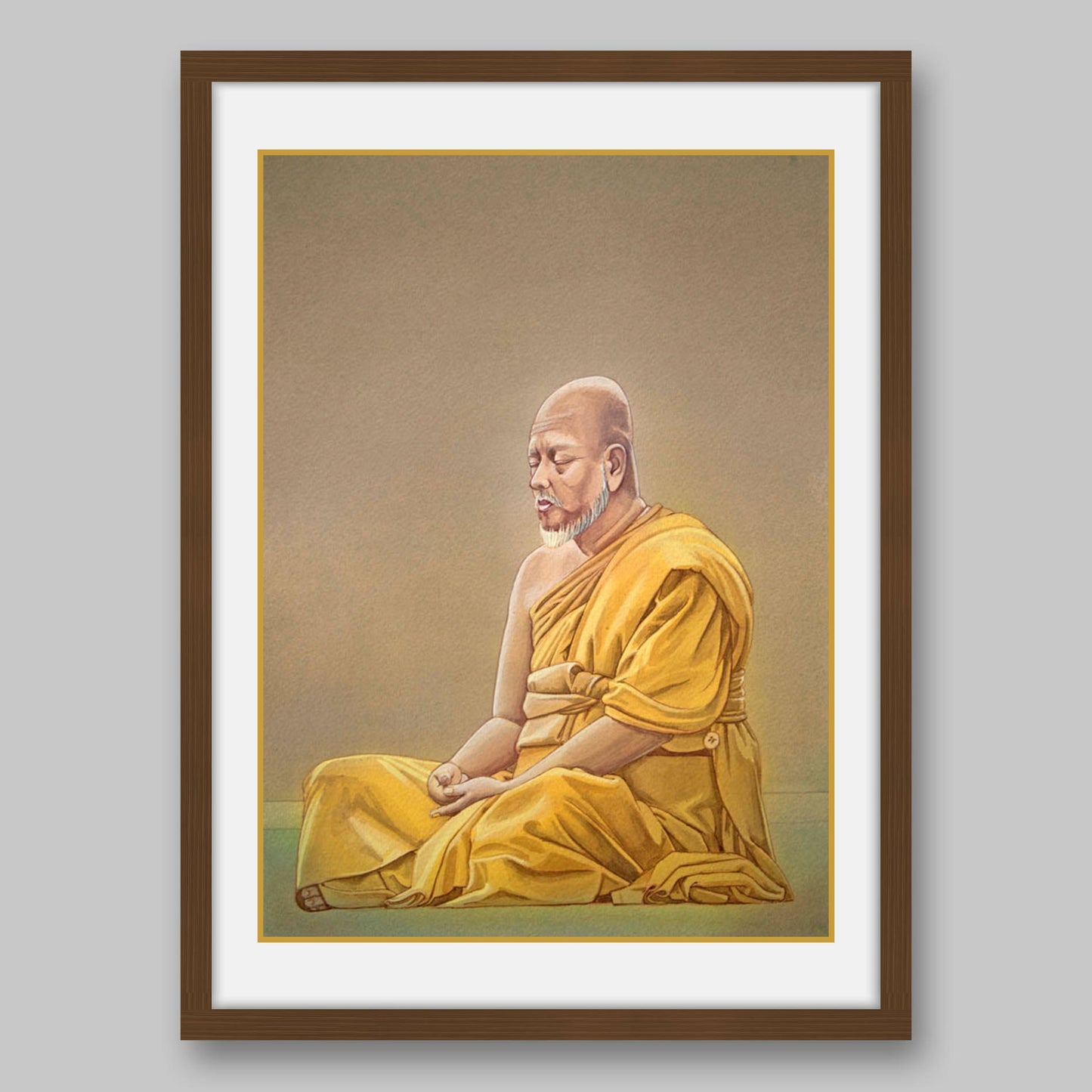 Chinese Zen Master Tung-Shan- High Quality Print of Artwork by Pieter Weltevrede