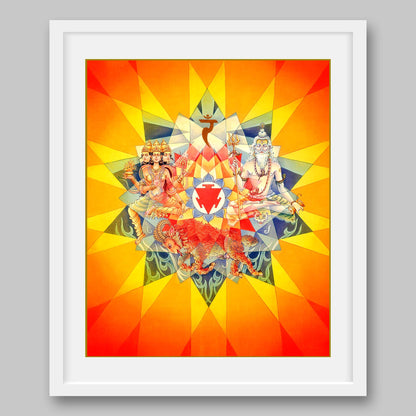 Manipura Chakra – High Quality Print of Artwork by Pieter Weltevrede