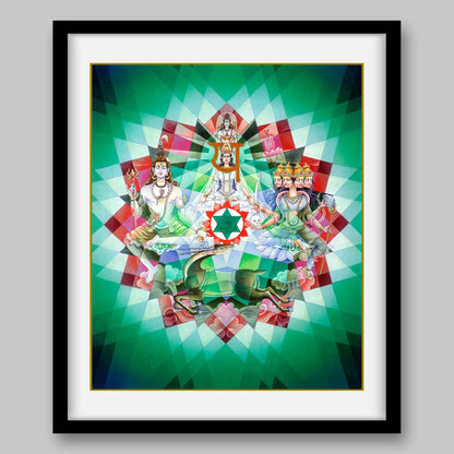 Anahata Chakra - High Quality Print of Artwork by Pieter Weltevrede