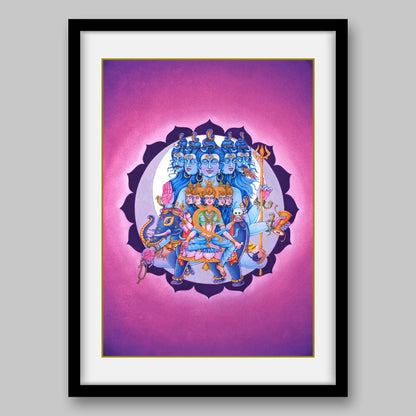 Vishuddha Chakra – High Quality Print of Artwork by Pieter Weltevrede