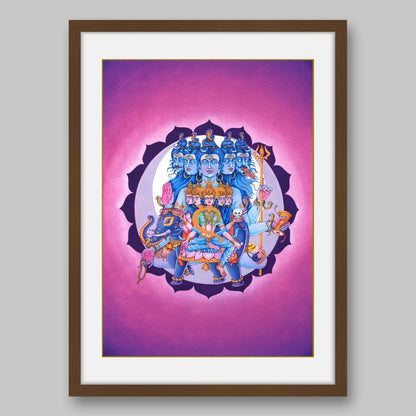 Vishuddha Chakra – High Quality Print of Artwork by Pieter Weltevrede