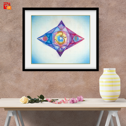 Ajna Chakra – High Quality Print of Artwork by Pieter Weltevrede - Home Decor