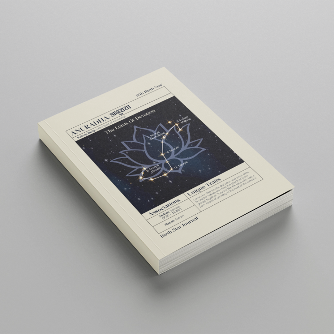 Anuradha Nakshatra Journal – 365 Days of Cosmic Self-Reflection