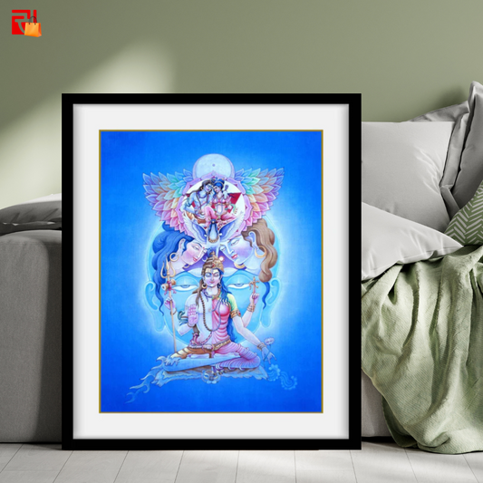 Ardhanarishwara – High Quality Print of Artwork by Pieter Weltevrede