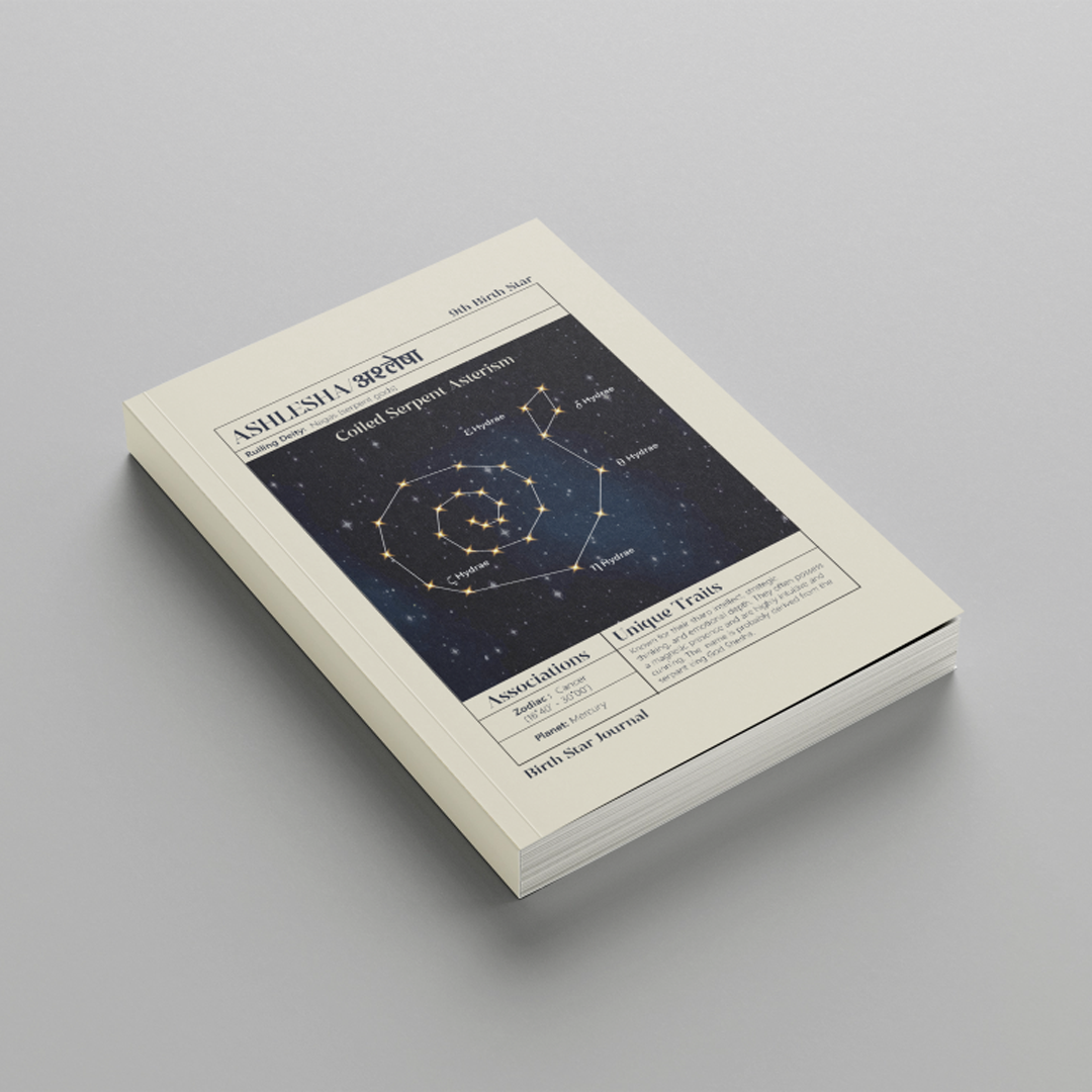 Ashlesha Nakshatra Journal – 365 Days of Cosmic Self-Reflection