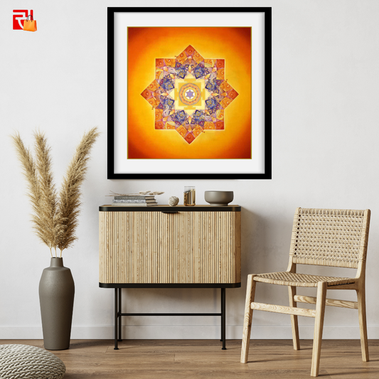 Bhuvaneshwari Yantra – High Quality Print of Artwork by Pieter Weltevrede - Home Decor