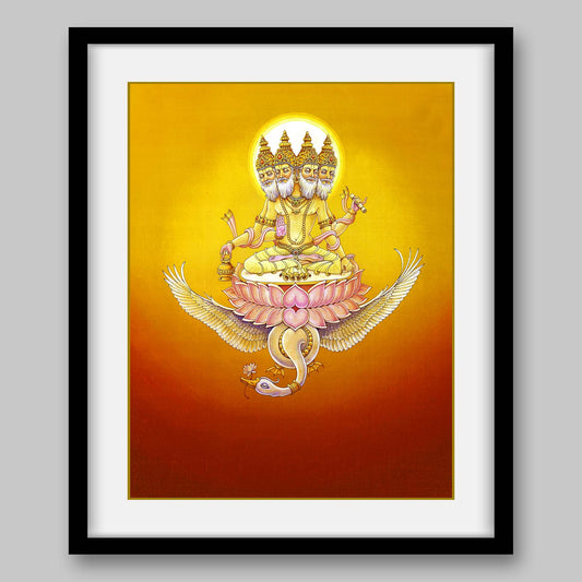 Brahma – High Quality Print of Artwork by Pieter Weltevrede