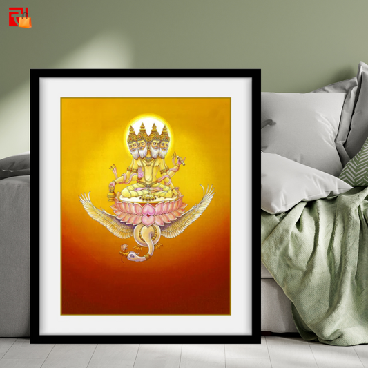 Brahma – High Quality Print of Artwork by Pieter Weltevrede