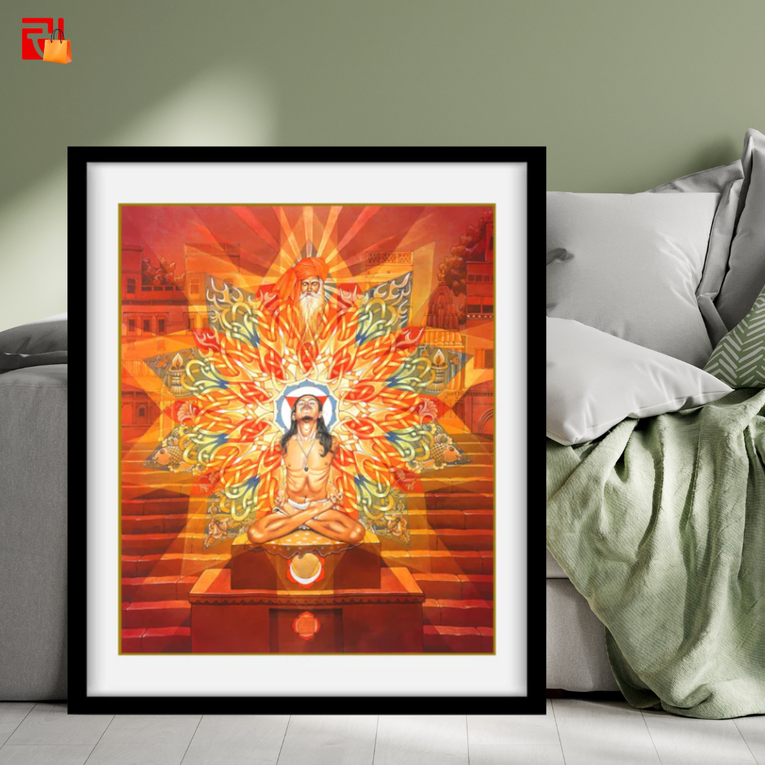 Brahma Granthi Yantra- High Quality Print of Artwork by Pieter Weltevrede - Home Decor