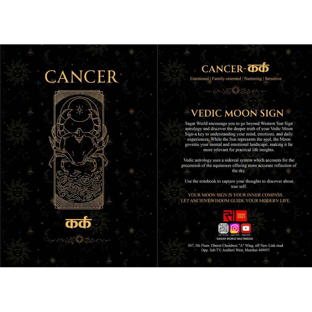 Karka Moon Sign Personal Diary – Honor Emotions, Intuition & Inner Sanctuary