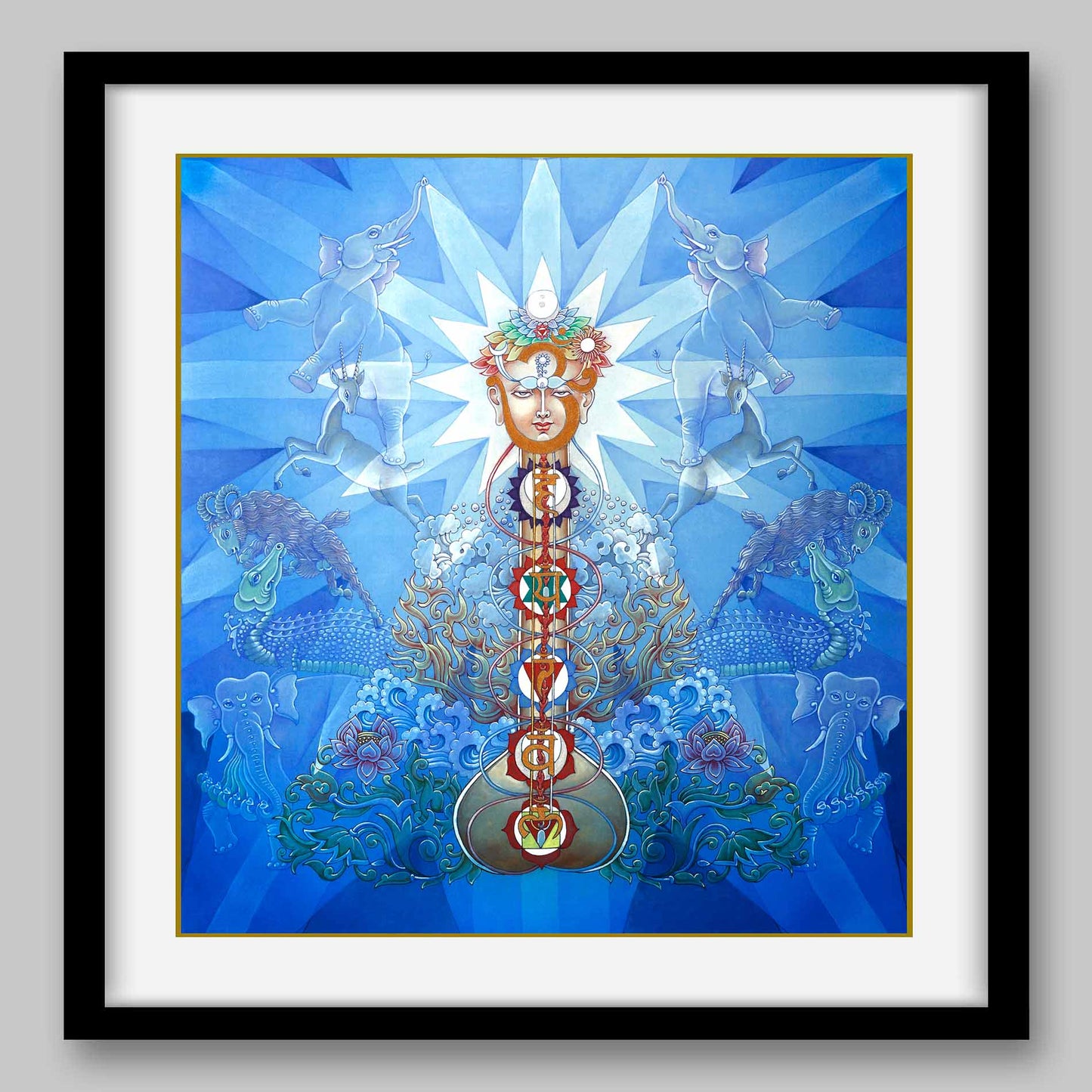 Seven Chakras – High Quality Print of Artwork by Pieter Weltevrede