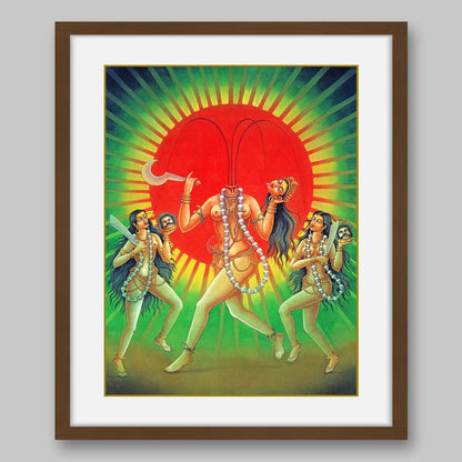 Chhinnamasta - High Quality Print of Artwork by Pieter Weltevrede