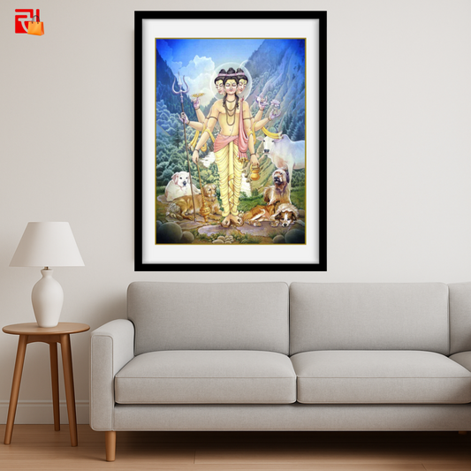 Dattatreya – High Quality Print of Artwork by Pieter Weltevrede