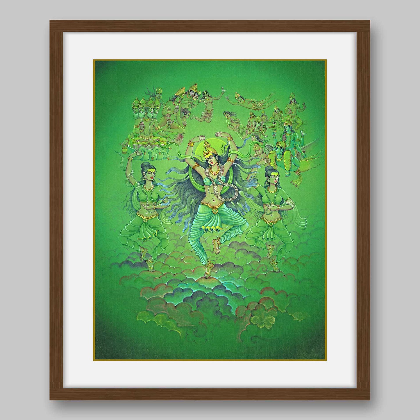 Divine River Goddess, Ganga – High Quality Print of Artwork by Pieter Weltevrede