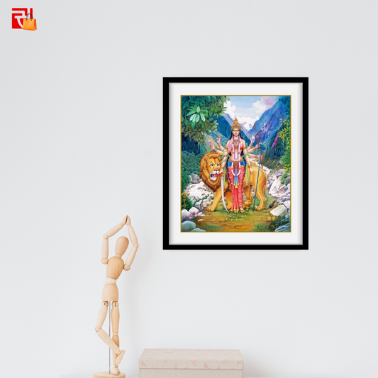 Durga -High Quality Print of Artwork by Pieter Weltevrede