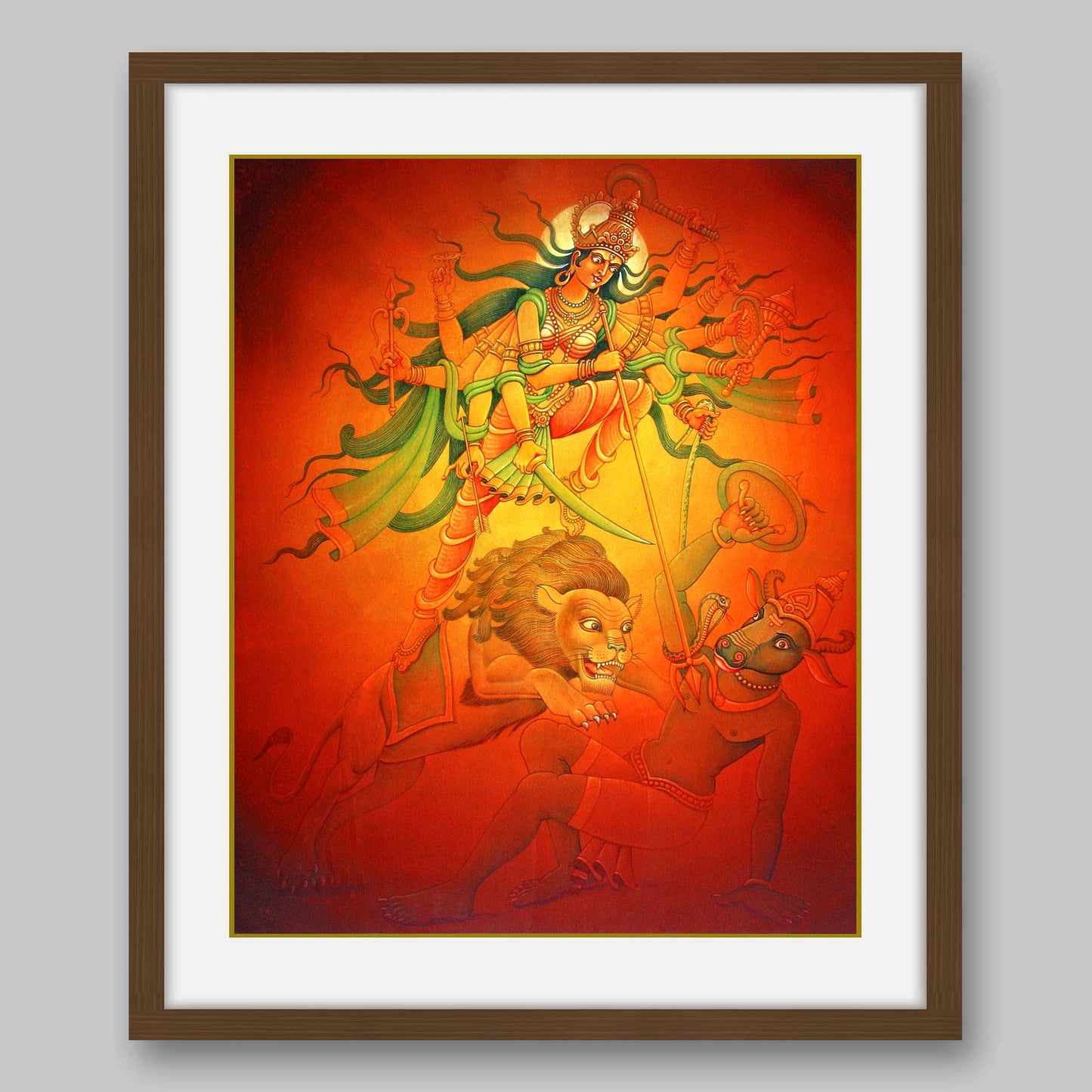 Durga - High Quality Print of Artwork by Pieter Weltevrede