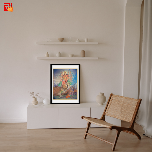 Durga - High Quality Print of Artwork by Pieter Weltevrede