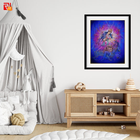 Durga - High Quality Print of Artwork by Pieter Weltevrede