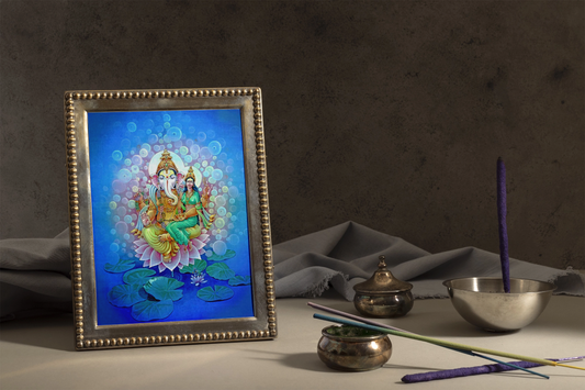 Shiva Family Combo Set – Shiva, Parvati, Ganesha & Kartikeya High-Quality Art Prints by Pieter Weltevrede