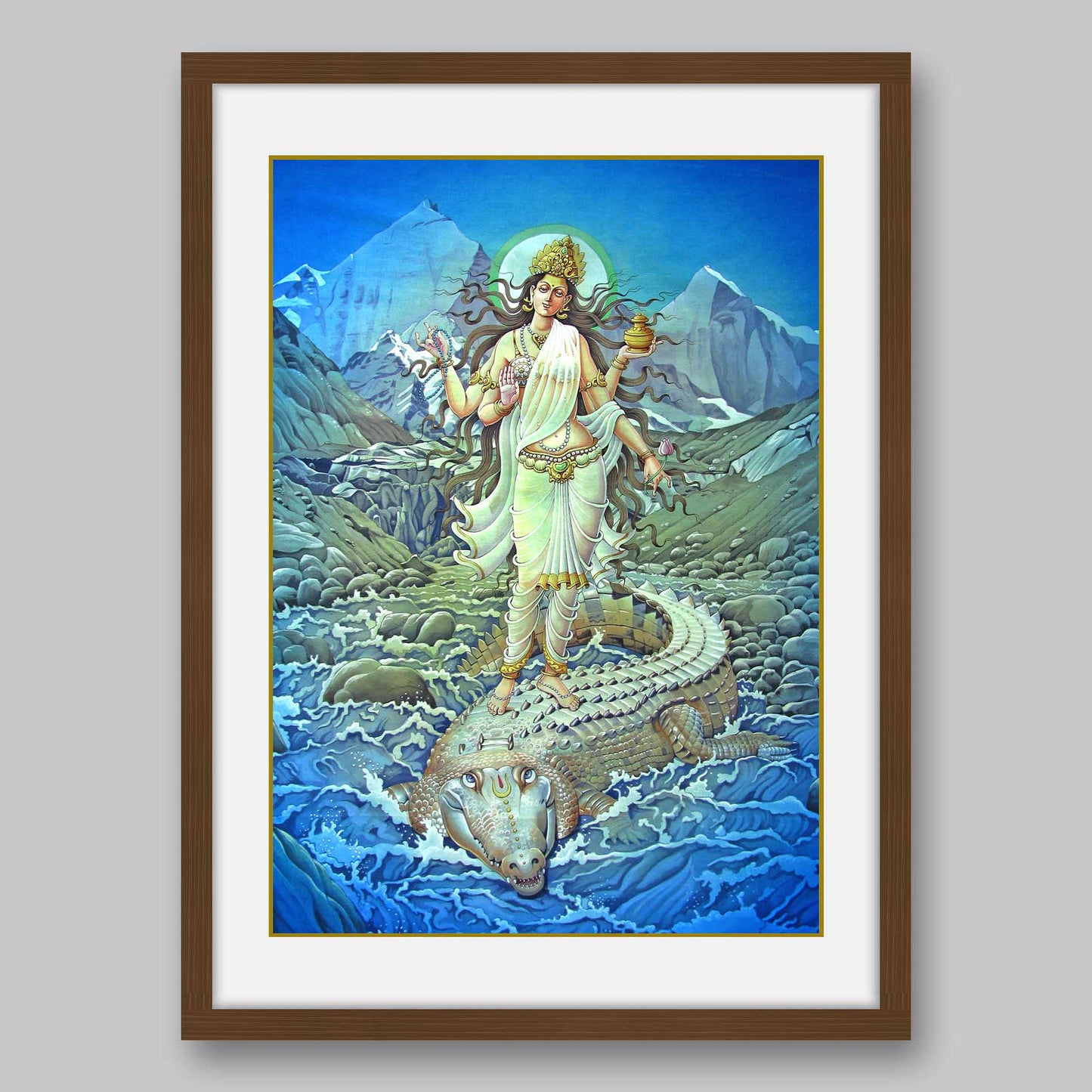 Ganga – High Quality Print of Artwork by Pieter Weltevrede