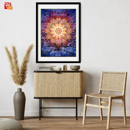 Gayatri Yantra- High Quality Print of Artwork by Pieter Weltevrede