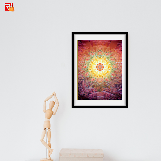 Gayatri Yantra -High Quality Print of Artwork by Pieter Weltevrede