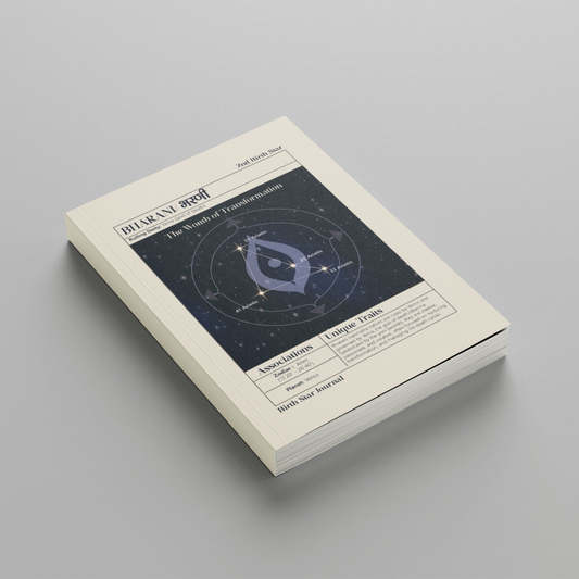 Bharani Nakshatra Journal – 365 Days of Cosmic Self-Reflection