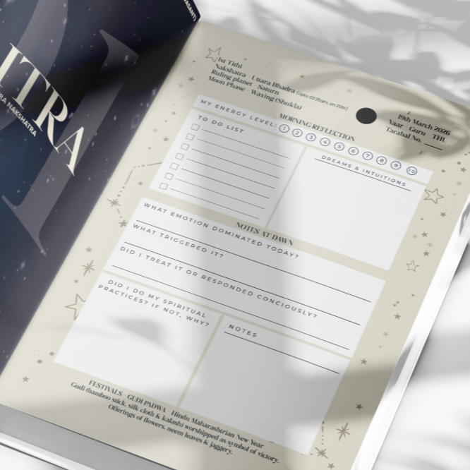 Krittika Nakshatra Journal – 365 Days of Cosmic Self-Reflection