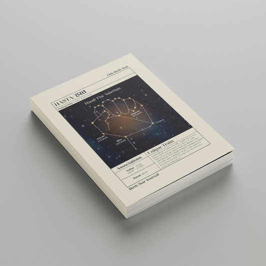 Hasta Nakshatra Journal – 365 Days of Cosmic Self-Reflection